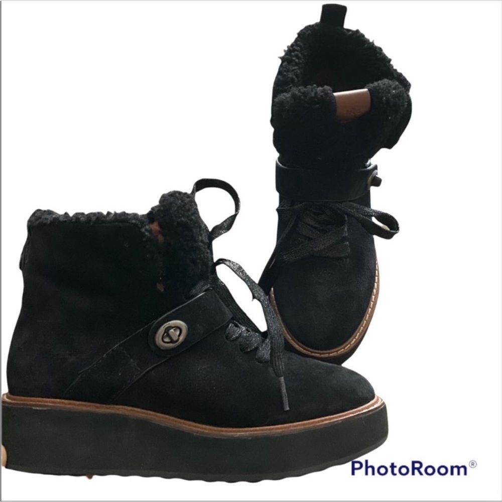 Coach Urban Hiker lace up booties